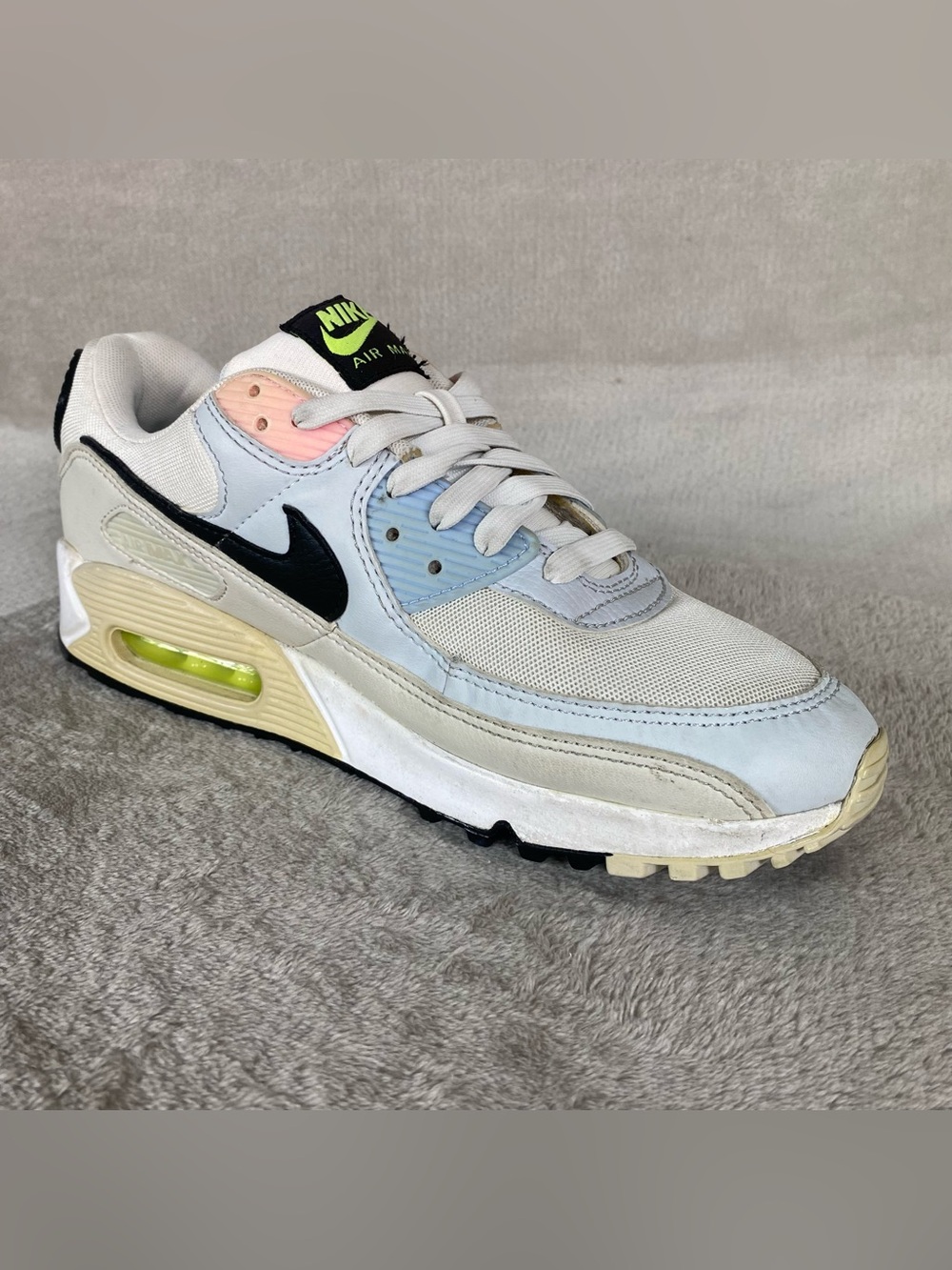 Nike Air Max 90 Women's Sneakers Shoes Size 11 MultiColor Pastel Leather - Picture 6 of 10